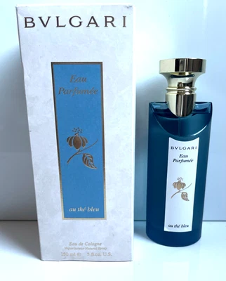 BVLGARI Eau Parfumée au Thé Bleu 150 ml / 5 oz Eau de Cologne - Con caja Foto 1 de 3