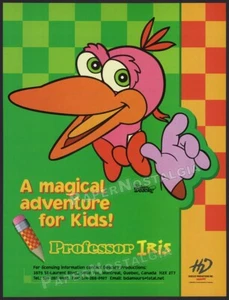 PROFESOR IRIS - Original 1997 Comercio Anuncio / Anuncio _ Pier Paquette _ Tim Gosley - Imagen 1 de 1