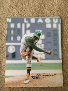 A's John Blue Moon Odom signed 8x10 W/COA - Picture 1 of 1