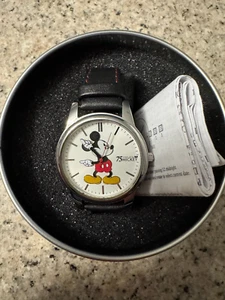OROLOGIO 75 ANNI COLLEZIONE TOPOLINO WALT DISNEY SII MARKETING HA BISOGNO DI UNA BATTERIA - Foto 1 di 2