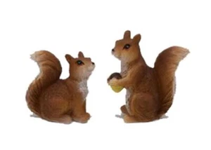 Miniature Fairy Garden Set of 2 Brown Squirrels - Buy 3 Save $5 - Picture 1 of 1