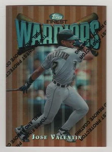 1997 Topps Finest Bronze Refractor #042 Jose Valentin Milwaukee Brewers BV$5 #42 - Picture 1 of 1