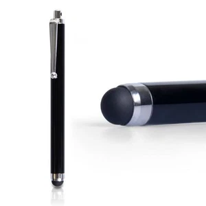 CZARNY POJEMNOŚCIOWY RYSIK RYSIK PIÓRO DOTYKOWE STYLI DO IPADA IPHONE SAMSUNG HTC SONY LG - Zdjęcie 1 z 7