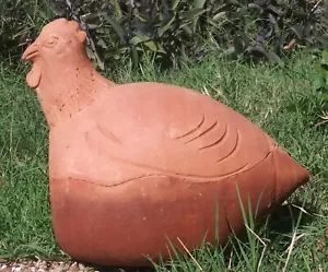 Cazuela de Terracota Vintage Plato Hecho a Mano "Gallina" Hecho en Italia 8" x 12" x 10" - Imagen 1 de 12