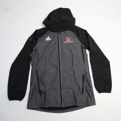 Rutgers Scarlet Knights adidas Jacket Men's Gray/Black Used Cover