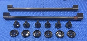 CAFE/GE BRUSHED BLACK HANDLE/KNOB KIT #CXFCGHKPMBT FOR 30”GAS RANGES,C-pics&desc - Picture 1 of 22