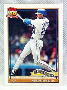 KEN GRIFFEY JR - 1991 Topps Baseball #790 - SEATTLE MARINERS - Picture 1 of 2