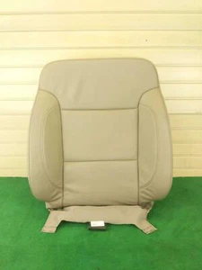 15-18 GM 1500-3500 *RH Front Seat Backrest Cover Leather Heater Tan OEM.* - Picture 1 of 8