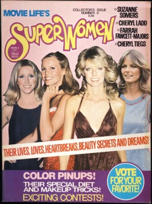 1978 FILM LIFE SUPERWOMEN Шерил Лэдд FARRAH FAWCETT Сюзанн Сомерс CHERYL TIEGS - Изображение 1 из 2