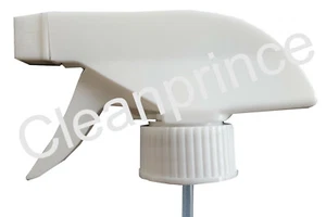 500 unidades gatillo pulverizador pulverizador pulverizador plástico blanco rosca 28/400 - Imagen 1 de 9