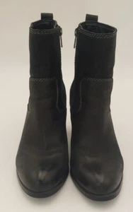 Botas de cuero negras Sperry Top-Sider Dasher Grace para mujer talla 7,5 M cremallera lateral - Imagen 1 de 6
