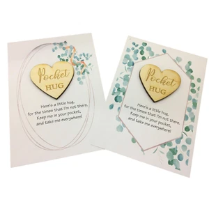 Pocket Hug Gift Birthday Christmas Thinking Of You Get Well Missing You Teacher - Picture 1 of 5