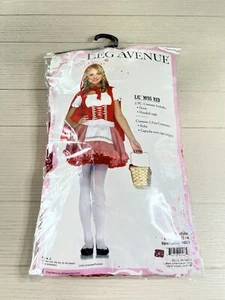 Vestido Disfraz Leg Avenue “Lil Miss Rojo” 2 Piezas y Capa Con Capucha Talla 12-14 - Imagen 1 de 3