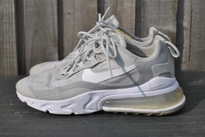 Grey fog canvas lace up women trainers size 5.5 (EU 39) NIKE Air Max 270 React - Picture 1 of 7