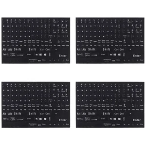  2 Pieces Englische Tastaturaufkleber Computer Für Tastaturbuchstaben - Bild 1 von 12