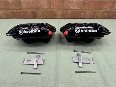 BMW E38 Front Brembo 4 Pot Calipers Remanufactured 34111163757 34111163758 - Image 1 of 4