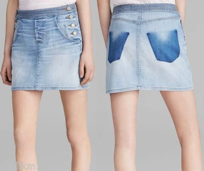 Новый с Ярлыками $178 Marc by Marc Jacobs джинсовой ткани мини юбка размер 4 - Изображение 1 из 4