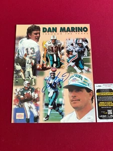 Dan Marino, "Autographed" (JSA) 11x14 Glossy Photo, Ltd. Ed (313) Scarce - Picture 1 of 1