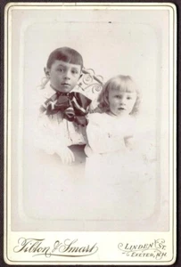 Earl Rollins Stockbridge & Brother Carl Douglas Cabinet Photo - Exeter, NH - Picture 1 of 2