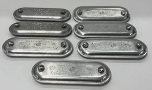 APPLETON ELECTRIC CONDUIT BODY COVER LOT OF 7 370 HUB SIZE 1" 27 LENGTH 5" - Picture 1 of 5