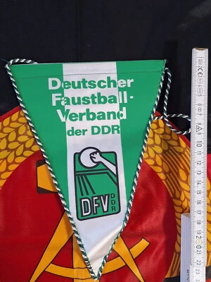 DDR NVA pennant German fistball association of the GDR DFV Leipzig 1987 - Image 1 of 2