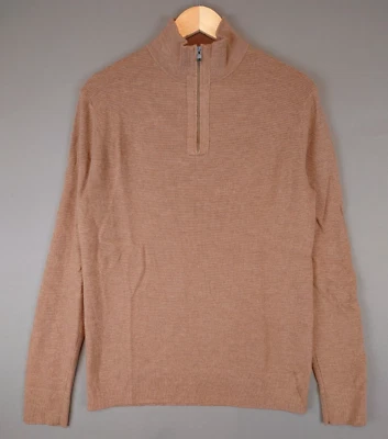 Banana Republic 1/4 25 美利奴羊毛长袖运动衫男式中号 — 第 1/4 张图片