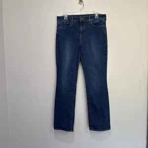 NYDJ Jeans Marilyn Straight Medium Wash Lift x Tuck Technology Size 12 - Picture 1 of 9
