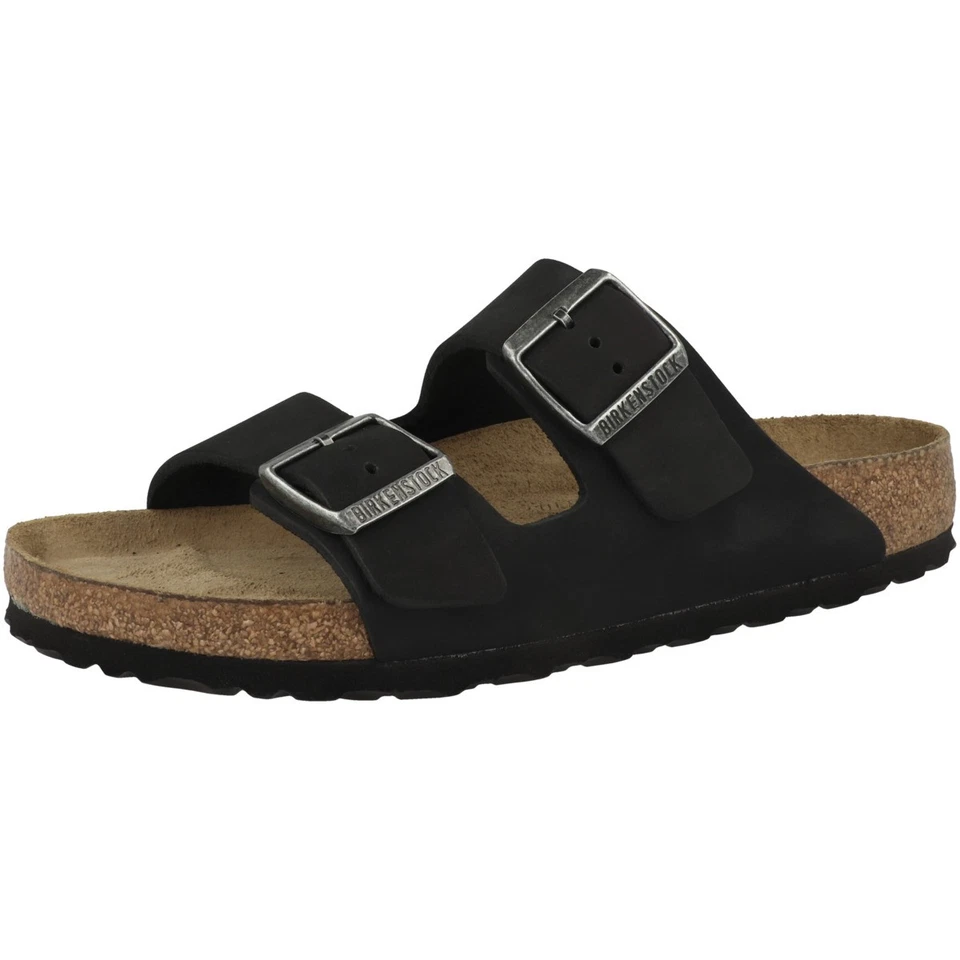 Birkenstock Arizona SFB Nubuck Cuir Sandale À Semelle Souple Étroit Femme - Photo 1/1