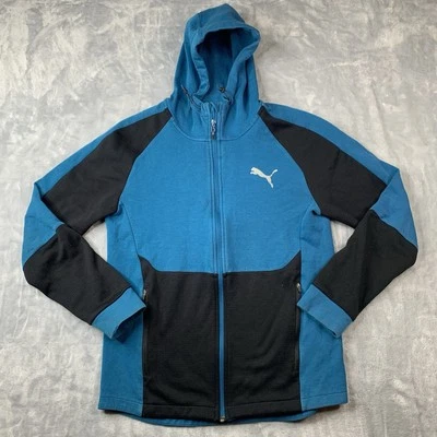 PUMA Men's Medium Evostripe Dry Cell Full-Zip Hoodie Slim Fit Long Sleeve - Image 1 of 4