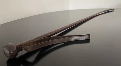 "Látigo ecuestre de caza de cuero Waine Adeney Brigg 27""" Foto 1 de 3