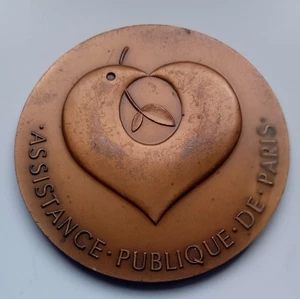 GREATER PARIS UNIVERSITY HOSPITALS FRENCH AWARD BRONZE MEDAL / MEDAILLE APHP - Picture 1 of 2