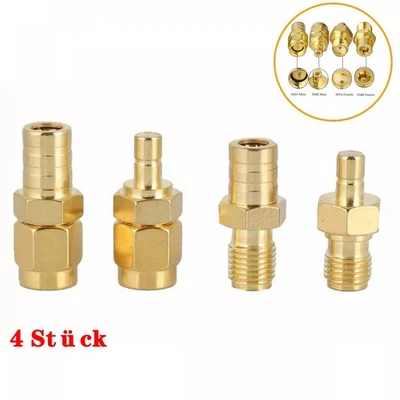 4pcs DAB + antenna adapter SMA plug to SMB socket DAB car antenna adapter - image 1 of 4