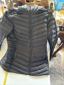 Lands' End schwarze gefütterte Jacke/Mantel Damengröße 10-12 - Bild 1 von 18