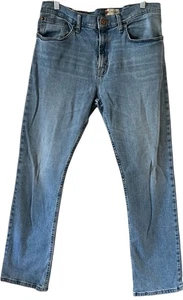 Wrangler Slim Straight Jeans Herren Größe 34x30 Blau Denim - Bild 1 von 13