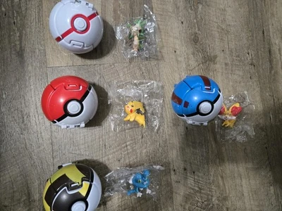 POKEMON - Throw 'N' Pop Pokeballs y figuras  Foto 1 de 4
