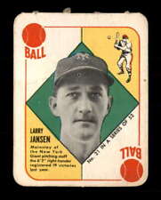 1951 Topps Red Back #21 Larry Jansen   VGEX X2653778