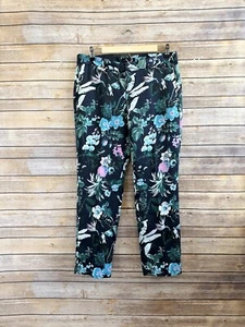 Banana Republic Avery Ankle Pants Women’s Size 6 Tropical Floral Mid-Rise NWT - Picture 1 of 6