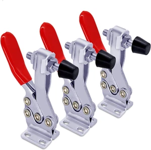 3PCS 225D 500Lbs Holding Capacity Horizontal Toggle Clamp Quick-Release Horizont - Picture 1 of 12