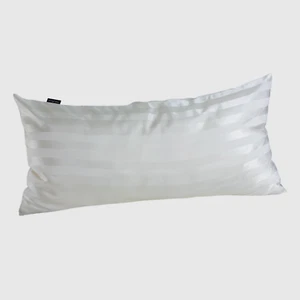 ORIGNEE®  Seide Kissenbezug, Kissenhülle, 100% Maulbeerseide, white stripes - Bild 1 von 9