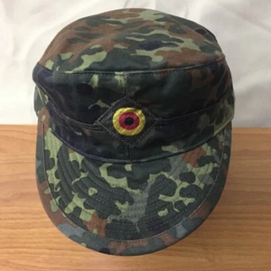 Orig. Bundeswehr Feldmütze, Bw flecktarn, 1998, Schirmmütze, Gr. 61 +ungetragen+ - Bild 1 von 2