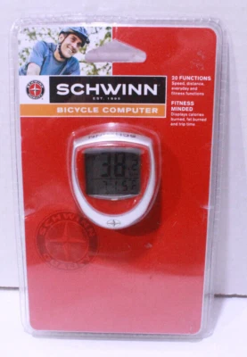 Schwinn 20 Function Bicycle Computer Fitness Speed Distance New Factory Sealed - Image 1 of 4