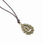 New Bronze Spider Web Pendant Necklace - Brown Chain Jewelry For Women And Men