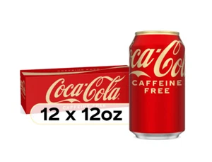 Coca-Cola Caffeine Free Soda Pop, 12 fl oz, 12 Pack Cans - Picture 1 of 4
