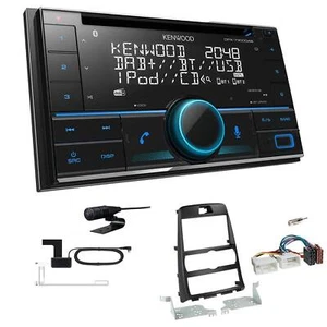 Kenwood DPX-7300DAB Autoradio Bluetooth für Hyundai Genesis 2010-2013 schwarz - Bild 1 von 5