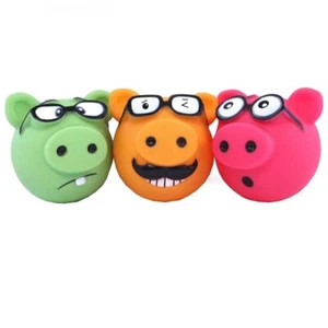 Happy Pet Piggles, Unique Looking Dog Toy for your Pet, Squeaky Quirky Vinyl Toy - Picture 1 of 8