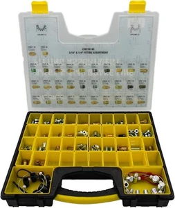 Premium Brake Line Fitting Kit: Complete Assortment Including Union & Adapter, 3 - Picture 1 of 5