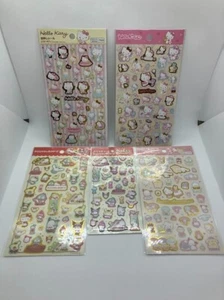 Sanrio Characters Stickers set of 5 Hello Kitty Pochacco mymelody Cinnamoroll - Picture 1 of 9