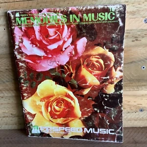 EASY TO PLAY SPEED MUSIC - MEMORIES in MUSIC ORGAN SONGBOOK VINTAGE MUSIC BOOK - Bild 1 von 7