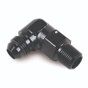 Aluminum Cooler/Adapter Fitting 90° 1/2" NPT x -8AN Male Derale 59708 - Picture 1 of 1