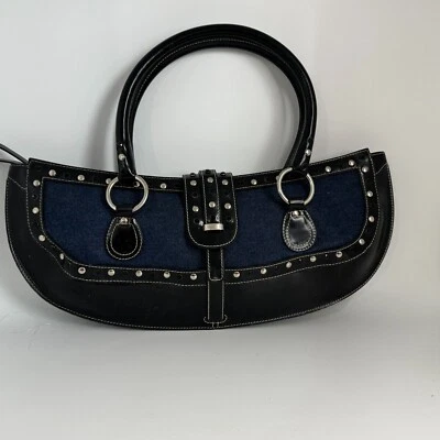 Bolso de Mano Tanner Krolle Chic / Tachonado / Denim / Cuero Foto 1 de 4